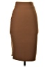 New Mix USA Solid Brown Formal Skirt Size S - photo 2