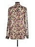 Kut from the Kloth 100% Polyester Floral Pink Long Sleeve Blouse Size L - photo 2