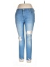 Free People Hearts Blue Jeans Size 31 waist - photo 1