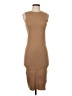 New Look Solid Tan Casual Dress Size S (estimated) - photo 1