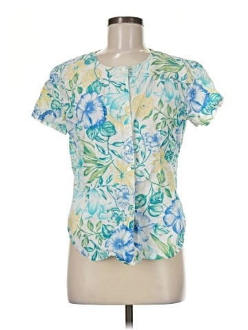 Lizwear by Liz Claiborne Short Sleeve Blouse (view 1)
