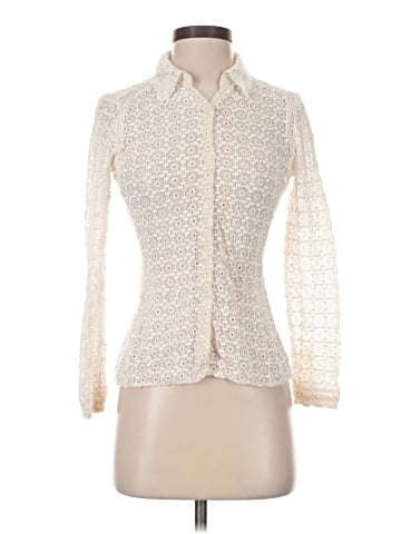 Rebecca Taylor Long Sleeve Button-Down Shirt (view 1)