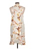 Leith 100% Polyester Print Tan Casual Dress Size L - photo 2