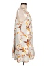 Leith 100% Polyester Print Tan Casual Dress Size L - photo 4