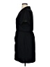 Nine West 100% Polyester Solid Black Casual Dress Size XL - photo 5
