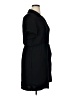 Nine West 100% Polyester Solid Black Casual Dress Size XL - photo 4