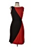 Studio One Color Block Red Cocktail Dress Size 10 - photo 1