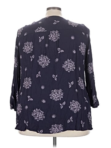 Skies Are Blue 3/4 Sleeve Blouse (view 2)