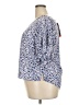 Well Worn 100% Recycled Polyester Blue 3/4 Sleeve Blouse Size XXL - photo 5