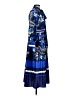 Dalia Macphee Print Blue Casual Dress Size S - photo 4