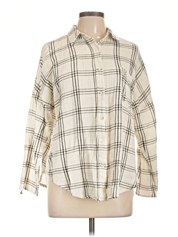 Blu Pepper Long Sleeve Button-Down Shirt (view 1)