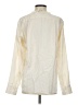Helmut Lang 100% Silk Ivory Long Sleeve Silk Top Size S - photo 2