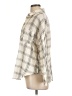 Blu Pepper 100% Cotton Plaid Ivory Long Sleeve Button-Down Shirt Size L - photo 5