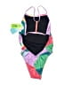 Speedo Graphic Purple One Piece Swimsuit Size XXS (26) - photo 2