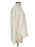 Helmut Lang 100% Silk Ivory Long Sleeve Silk Top Size S - photo 4