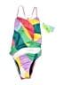 Speedo Graphic Purple One Piece Swimsuit Size XXS (26) - photo 1