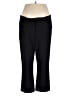 Lee Solid Black Dress Pants Size 18W - photo 1