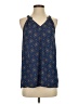 Pixley 100% Polyester Blue Sleeveless Blouse Size S - photo 1