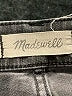Madewell Chevron-herringbone Black Jeans Size 30 waist - photo 7