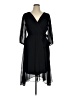 DKNY 100% Polyester Black Cocktail Dress Size 14 - photo 1