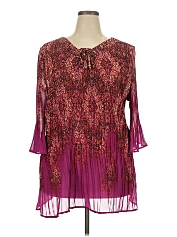 Catherines 3/4 Sleeve Blouse (view 1)