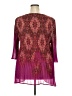 Catherines 100% Polyester Burgundy 3/4 Sleeve Blouse Size 2X - photo 2