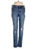 Zara Basic Hearts Blue Jeans Size 4 - photo 1