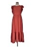 Shein 100% Polyester Burgundy Casual Dress Size 8 - 10 - photo 1