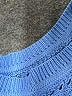 Unbranded Polka Dots Blue Pullover Sweater Size S - photo 7