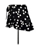 Maeve Polka Dots Black Casual Skirt Size M - photo 2