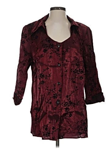 DressBarn 3/4 Sleeve Button-Down Shirt (view 1)
