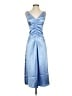 H&M 100% Polyester Blue Cocktail Dress Size XS - photo 1