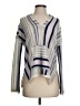 360 Cashmere 100% Cashmere Stripes Silver Cashmere Pullover Sweater Size XS - photo 1