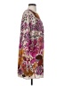 Tibi 100% Silk Print Purple Casual Dress Size 2 - photo 4