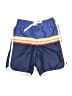 Hanna Andersson 100% Recycled Polyester Blue Board Shorts Size 6 - 7 - photo 1