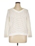 Talbots 100% Cotton White Pullover Sweater Size 1X Petite - photo 1