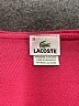 Lacoste 100% Cotton Argyle Pink Pullover Sweater Size EU 38 / US 8 - photo 7