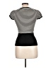 Tracy M. 100% Cotton Black Short Sleeve Top Size L - photo 2