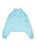 Athleta Girl 100% Nylon Solid Blue Track Jacket Size 14 - photo 2