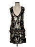 Custo Barcelona Camo Silver Cocktail Dress Size XS (1) - photo 1