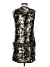 Custo Barcelona Camo Silver Cocktail Dress Size XS (1) - photo 2
