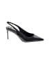 Jessica Simpson 100% Leather Black Heels Size 11 - photo 1