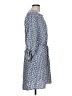 Daniel Rainn Print Blue Casual Dress Size L - photo 4