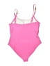 Unbranded Solid Pink One Piece Swimsuit Size 2XL - photo 2