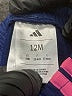 Adidas 100% Recycled Polyester Blue Track Pants 9-12 MO / 12 MO - photo 3