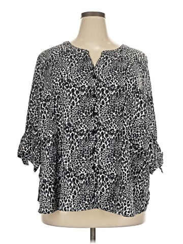 Catherines 3/4 Sleeve Blouse (view 1)