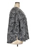 Catherines 100% Polyester Animal Print Gray 3/4 Sleeve Blouse Size 2X Petite - photo 4
