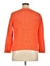 Talbots 100% Cotton Orange Pullover Sweater Size 1X Petite - photo 2