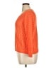 Talbots 100% Cotton Orange Pullover Sweater Size 1X Petite - photo 5