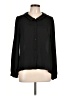 XXI 100% Polyester Black Long Sleeve Blouse Size L - photo 1